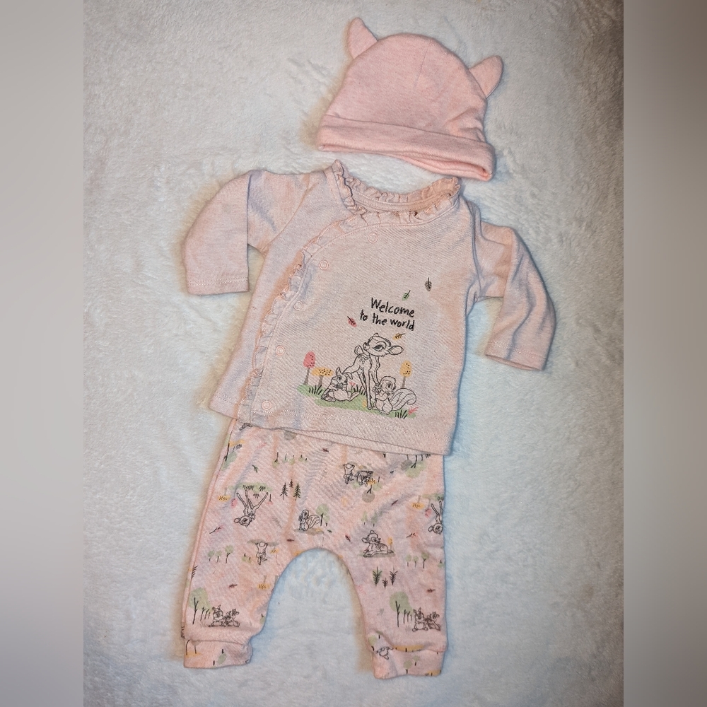 Disney Baby 3 Piece Outfit- Sz NB